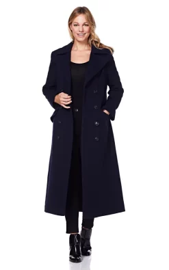 Hot Sale ???? Anastasia Fashions Double Breasted ???? Coat In Navy Wool & Cashmere Blend ???? -De La Creme Fashions Shop unnamed file 1005
