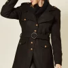 Brand new ???? De La Creme Fashions Naomi Black High Neck Belted ???? Coat ???? -De La Creme Fashions Shop unnamed file 1006