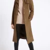 Cheapest ???? De La Creme Fashions Sian Tan Brown Suedette Longline Trench Duster ???? Coat ???? -De La Creme Fashions Shop unnamed file 1010