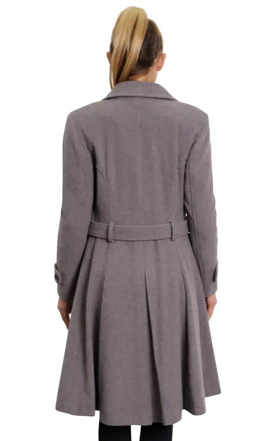 Budget ???? De La Creme Fashions Amber Mid Grey Double Breasted Trench ???? Coat ???? 5 Budget ???? De La Creme Fashions Amber Mid Grey Double Breasted Trench ???? Coat ???? - Image 3