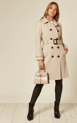 New ???? De La Creme Fashions Alexis Stone Trench ???? Coat ????