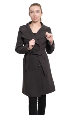 Best Pirce ???? De La Creme Fashions Bianca Grey Keep It Simple ???? Coat ✔️