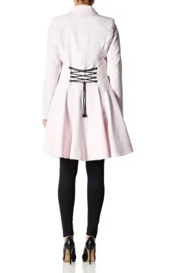 Brand new ???? De La Creme Fashions Vanessa Pink ???? Dogtooth Trim Fit And Flare Mac ???? 7 Brand new ???? De La Creme Fashions Vanessa Pink ???? Dogtooth Trim Fit And Flare Mac ???? -De La Creme Fashions Shop unnamed file 1081