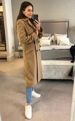 Promo ???? Anastasia Fashions Anastasia Camel ???? Womens Wool Cashmere Double Breasted Winter ???? Coat ???? -De La Creme Fashions Shop unnamed file 1088