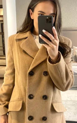 Promo ???? Anastasia Fashions Anastasia Camel ???? Womens Wool Cashmere Double Breasted Winter ???? Coat ???? -De La Creme Fashions Shop unnamed file 1089