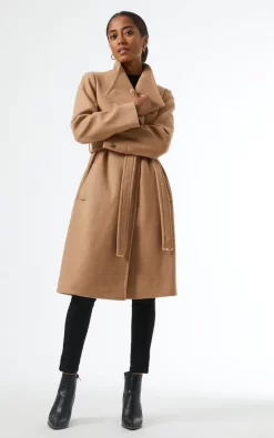 Cheap ???? Anastasia Fashions Anastasia Camel Belted High Neck Winter ???? Coat ???? -De La Creme Fashions Shop unnamed file 1092
