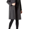 New ???? De La Creme Fashions Monica Grey Oversized Swing ???? Coat ????