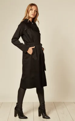 Cheap ???? De La Creme Fashions Louise Black Wrap Around Duster Trench ???? Coat ???? -De La Creme Fashions Shop unnamed file 1121