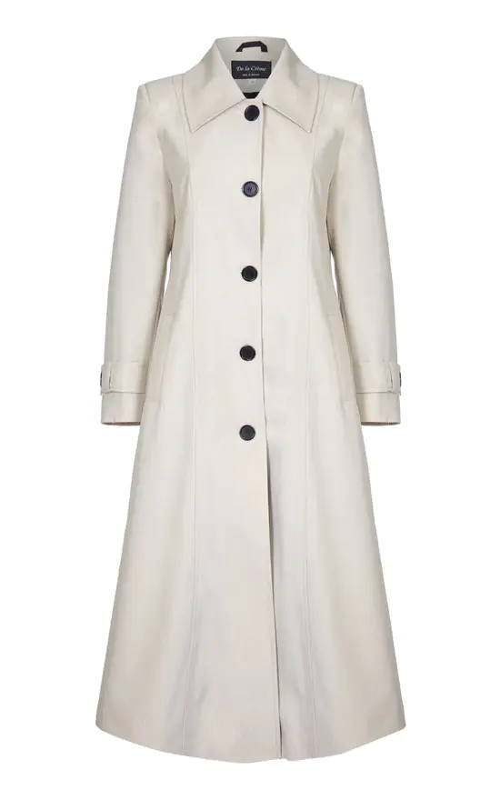 Cheapest ???? De La Creme Fashions Phoebe Stone Button Down Long Mac ???? 6 Cheapest ???? De La Creme Fashions Phoebe Stone Button Down Long Mac ???? - Image 4