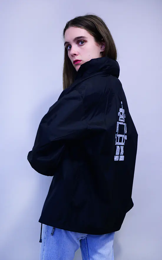 Best Pirce ???? Tallulah's Threads Silver Glitter Robot Rain Mac ???? 4 Best Pirce ???? Tallulah's Threads Silver Glitter Robot Rain Mac ???? - Image 2