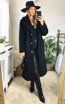 Buy ???? Gini London Black Longline Teddy ???? Coat ⭐ 8 Buy ???? Gini London Black Longline Teddy ???? Coat ⭐ -De La Creme Fashions Shop unnamed file 1161