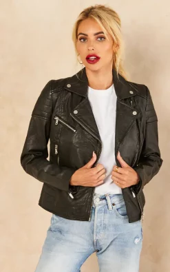Best reviews of ???? BARNEYS ORIGINALS Black Leather Jacket With Pebble Texture ???? -De La Creme Fashions Shop unnamed file 120