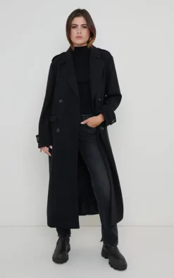 Wholesale ???? Pretty Lavish Harice Oversized Tailored ???? Coat Black ????