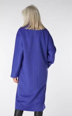 New ???? Helene Berman Double Breasted Longline ???? Coat In Purple ???? -De La Creme Fashions Shop unnamed file 1218