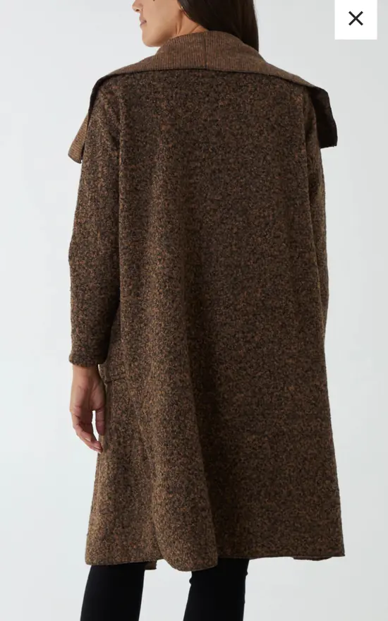 Cheapest ???? FOXY FROX Camel Lightweight Wool Waterfall ???? Coat ❤️ 4 Cheapest ???? FOXY FROX Camel Lightweight Wool Waterfall ???? Coat ❤️ - Image 2