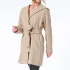 Flash Sale ???? Double Second Camel Hooded Wool Blend Wrap ???? Coat ????