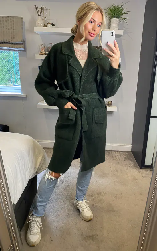 Best reviews of ???? ANGELEYE Fluffy Soft ???? Coat In Striped Green ❤️ 4 Best reviews of ???? ANGELEYE Fluffy Soft ???? Coat In Striped Green ❤️ - Image 2