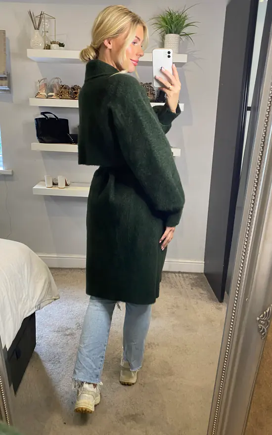 Best reviews of ???? ANGELEYE Fluffy Soft ???? Coat In Striped Green ❤️ 6 Best reviews of ???? ANGELEYE Fluffy Soft ???? Coat In Striped Green ❤️ - Image 4