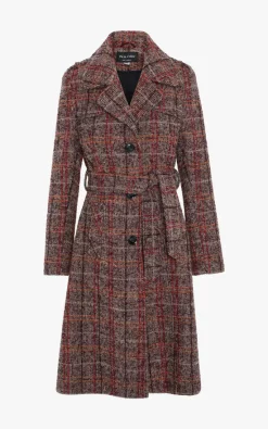 Hot Sale ???? De La Creme Fashions Wool Blend Check Military Duster ???? Coat (Pink Check) ✔️ -De La Creme Fashions Shop unnamed file 1325