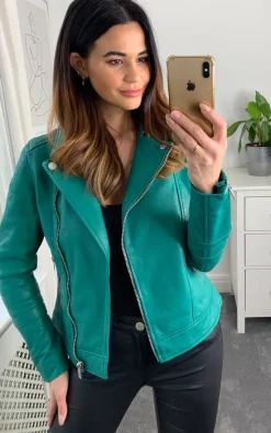 Top 10 ???? Joe Browns Green With Envy Leather Jacket ????