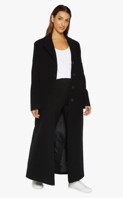 New ???? De La Creme Fashions Sienna Longline Maxi ???? Coat (Black) ????