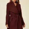 Promo ✨ De La Creme Fashions Beverley Wine Large Lapel Duster ???? Coat ⌛ -De La Creme Fashions Shop unnamed file 1363