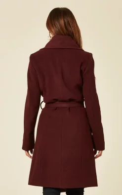 Promo ✨ De La Creme Fashions Beverley Wine Large Lapel Duster ???? Coat ⌛ -De La Creme Fashions Shop unnamed file 1365