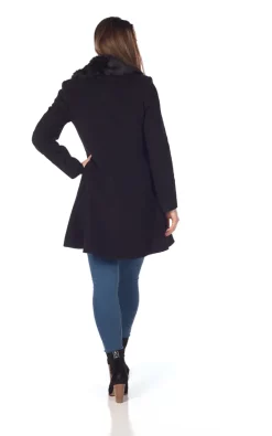 Deals ???? De La Creme Fashions Melissa Black Winter ???? Coat With Faux Faux Collar ???? -De La Creme Fashions Shop unnamed file 1384
