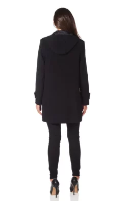 Cheapest ???? De La Creme Fashions Andrea Black Duffle ???? Coat ???? -De La Creme Fashions Shop unnamed file 1390
