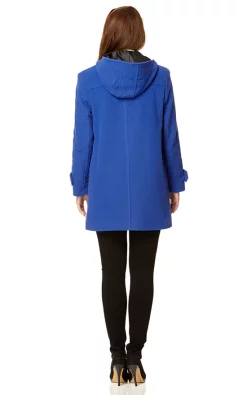 New ⭐ De La Creme Fashions Andrea Royal Blue Duffle ???? Coat ???? -De La Creme Fashions Shop unnamed file 1407