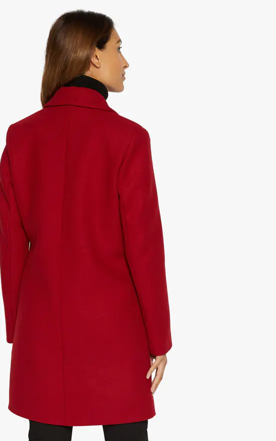 Cheap ???? De La Creme Fashions Sara Covert Button Up ???? Coat (Red) ???? 5 Cheap ???? De La Creme Fashions Sara Covert Button Up ???? Coat (Red) ???? - Image 3
