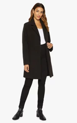 Flash Sale ???? De La Creme Fashions Sara Covert Button Up ???? Coat (Black) ❤️
