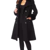 Best Sale ???? De La Creme Fashions Donna Black Military Faux Fur Trim Midi ???? Coat ???? -De La Creme Fashions Shop unnamed file 1445