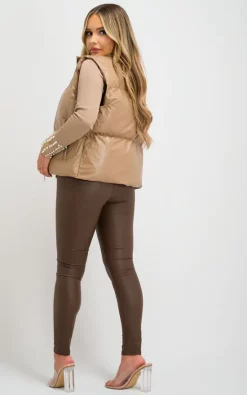 Best reviews of ???? H&L Fashions Beige Faux Leather Padded Gilet ???? -De La Creme Fashions Shop unnamed file 147