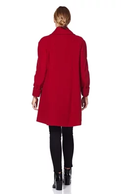 Flash Sale ???? De La Creme Fashions Lisa Red Wool & Cashmere Swing ???? Coat ???? -De La Creme Fashions Shop unnamed file 1482