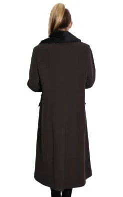 Top 10 ⌛ De La Creme Fashions Cassandra Brown Wool Blend Faux Fur Collar Long ???? Coat ✔️ -De La Creme Fashions Shop unnamed file 1488