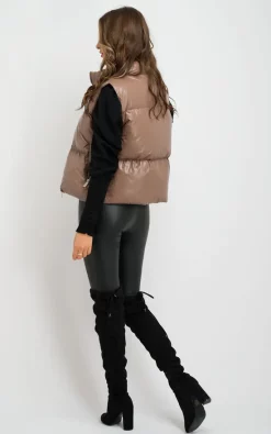Coupon ???? H&L Fashions Taupe Faux Leather Padded Gilet ???? 9 Coupon ???? H&L Fashions Taupe Faux Leather Padded Gilet ???? -De La Creme Fashions Shop unnamed file 151