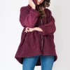 Promo ❤️ Want That Trend Bianca Wine Hooded ???? Coatigan ????