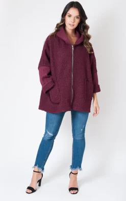 Promo ❤️ Want That Trend Bianca Wine Hooded ???? Coatigan ???? -De La Creme Fashions Shop unnamed file 1529