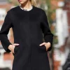 Cheap ???? FS Collection Black Crew Neck Wool ???? Coat ???? 1 Cheap ???? FS Collection Black Crew Neck Wool ???? Coat ???? -De La Creme Fashions Shop unnamed file 1546