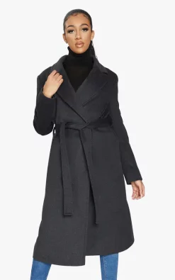 Flash Sale ✨ De La Creme Fashions Lauren Belted Longline Duster ???? Coat In Grey ???? -De La Creme Fashions Shop unnamed file 1560