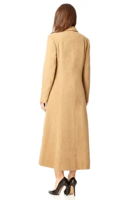 New ???? De La Creme Fashions Simone Camel Slim Fit Long ???? Coat ???? -De La Creme Fashions Shop unnamed file 1578