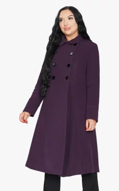 New ???? De La Creme Fashions Shannon A Line Double Breasted ???? Coat (Purple) ???? -De La Creme Fashions Shop unnamed file 1585