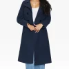 Best reviews of ✨ De La Creme Fashions Shannon A Line Double Breasted ???? Coat (Navy) ????