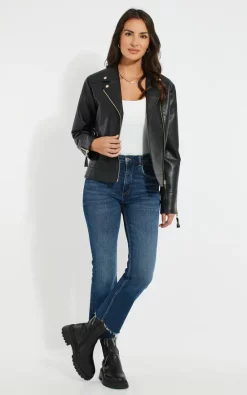 Outlet ???? Threadbare Black Classic Pu Biker Jacket ???? -De La Creme Fashions Shop unnamed file 16