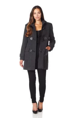 Best reviews of ???? De La Creme Fashions Andrea Grey Duffle ???? Coat ✔️