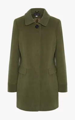 Brand new ???? De La Creme Fashions Khaki Wool Blend Hip Length Covert ???? Coat ✨ -De La Creme Fashions Shop unnamed file 1644