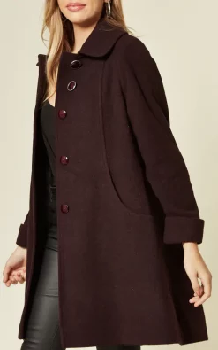 Best reviews of ???? De La Creme Fashions Lisa Wine Wool & Cashmere Swing ???? Coat ❤️ -De La Creme Fashions Shop unnamed file 1650