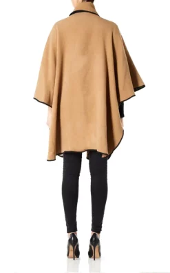 Deals ???? De La Creme Fashions Vivian Camel Wool Blend Reversible Tartan Nova Check Cape ???? -De La Creme Fashions Shop unnamed file 1658