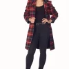 Promo ???? De La Creme Fashions Allison Red Tartan Check Single Breasted ???? Coat ⌛ -De La Creme Fashions Shop unnamed file 1659